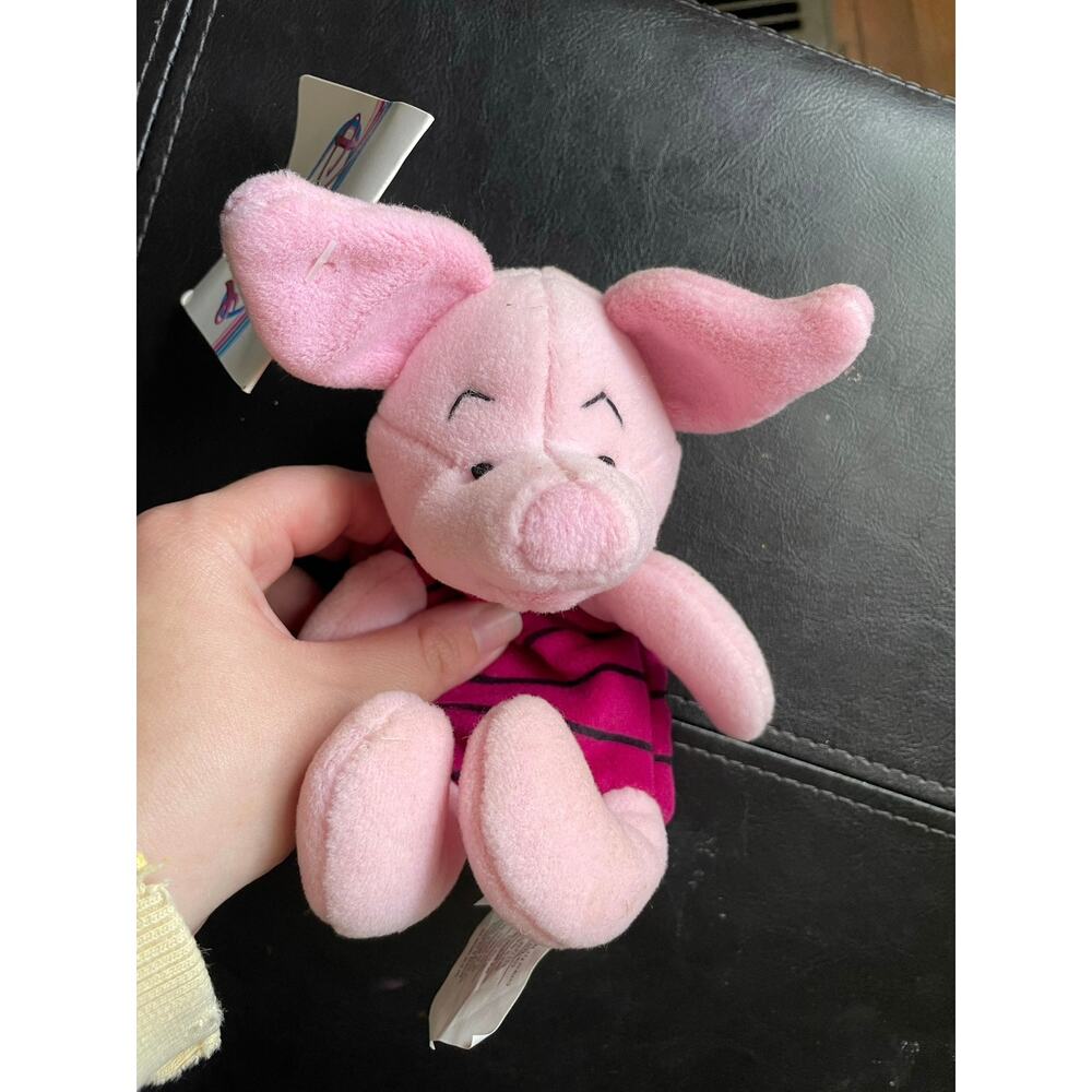 Vintage Disney Piglet from Winnie the Pooh beanie toy